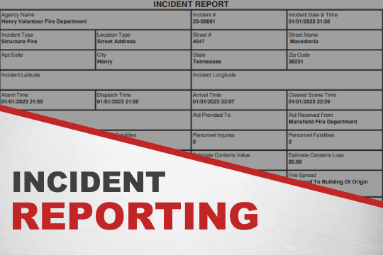 Fire Department Incident Software NFIRS Station Boss